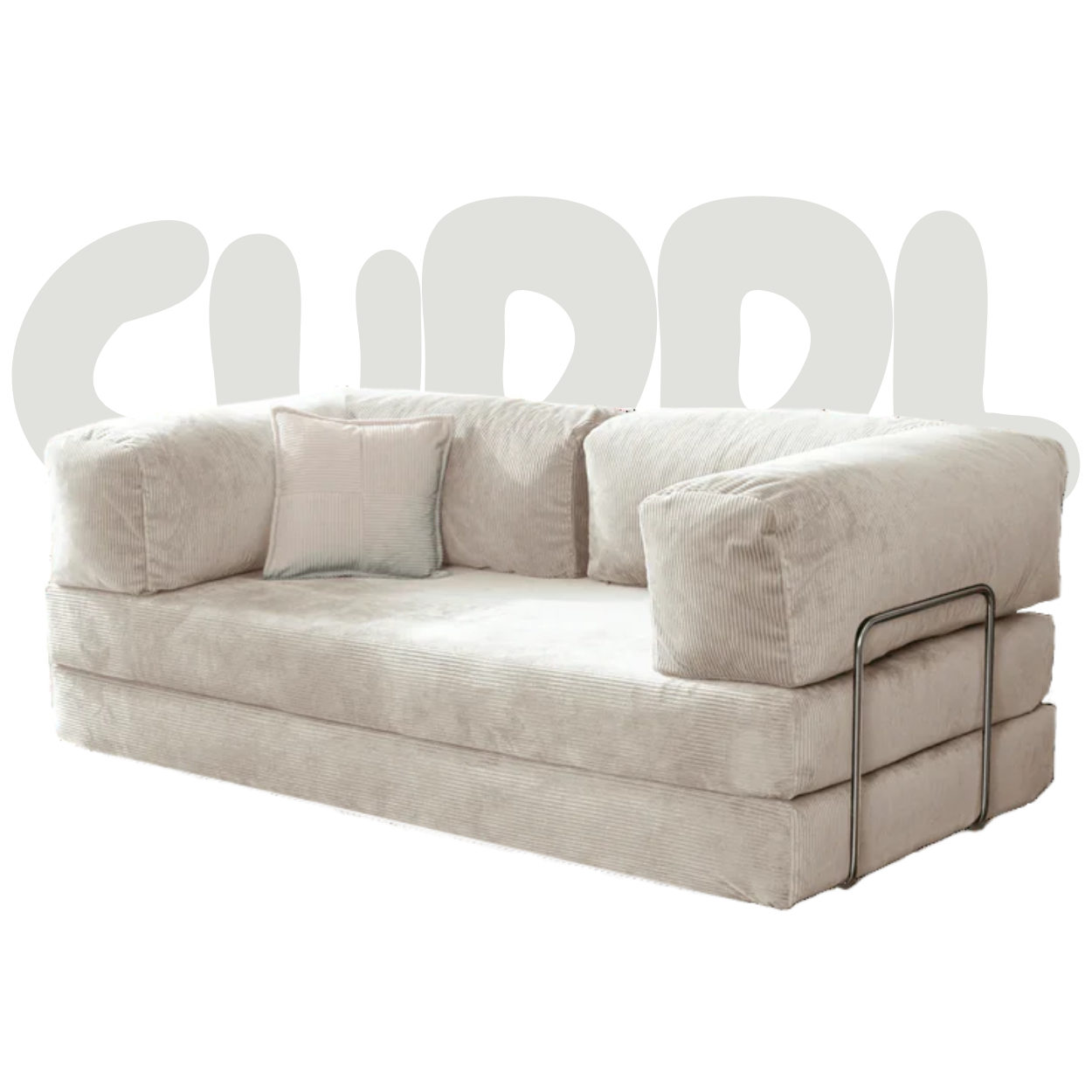 CUDDL Chalk White Sofa
