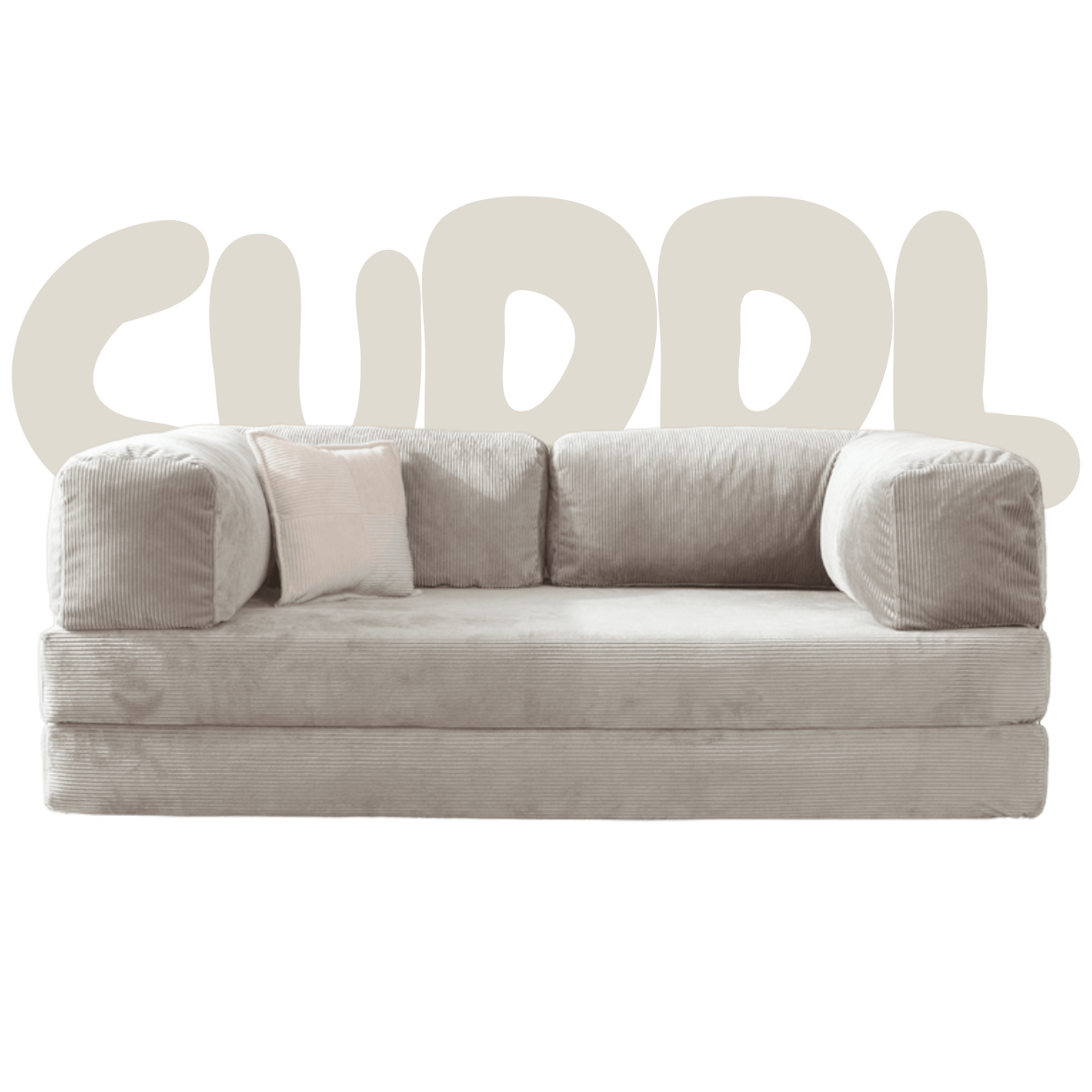 CUDDL Chalk White Sofa