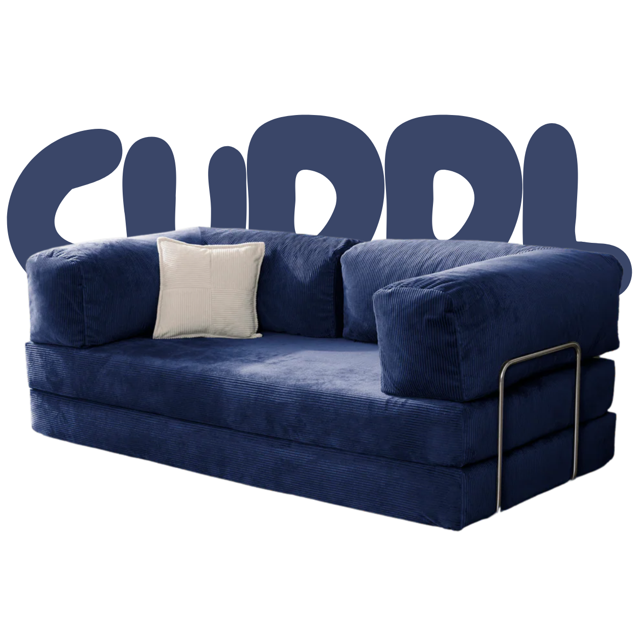 CUDDL Ink Blue Sofa