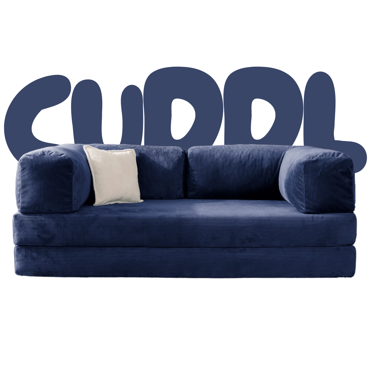CUDDL Ink Blue Sofa