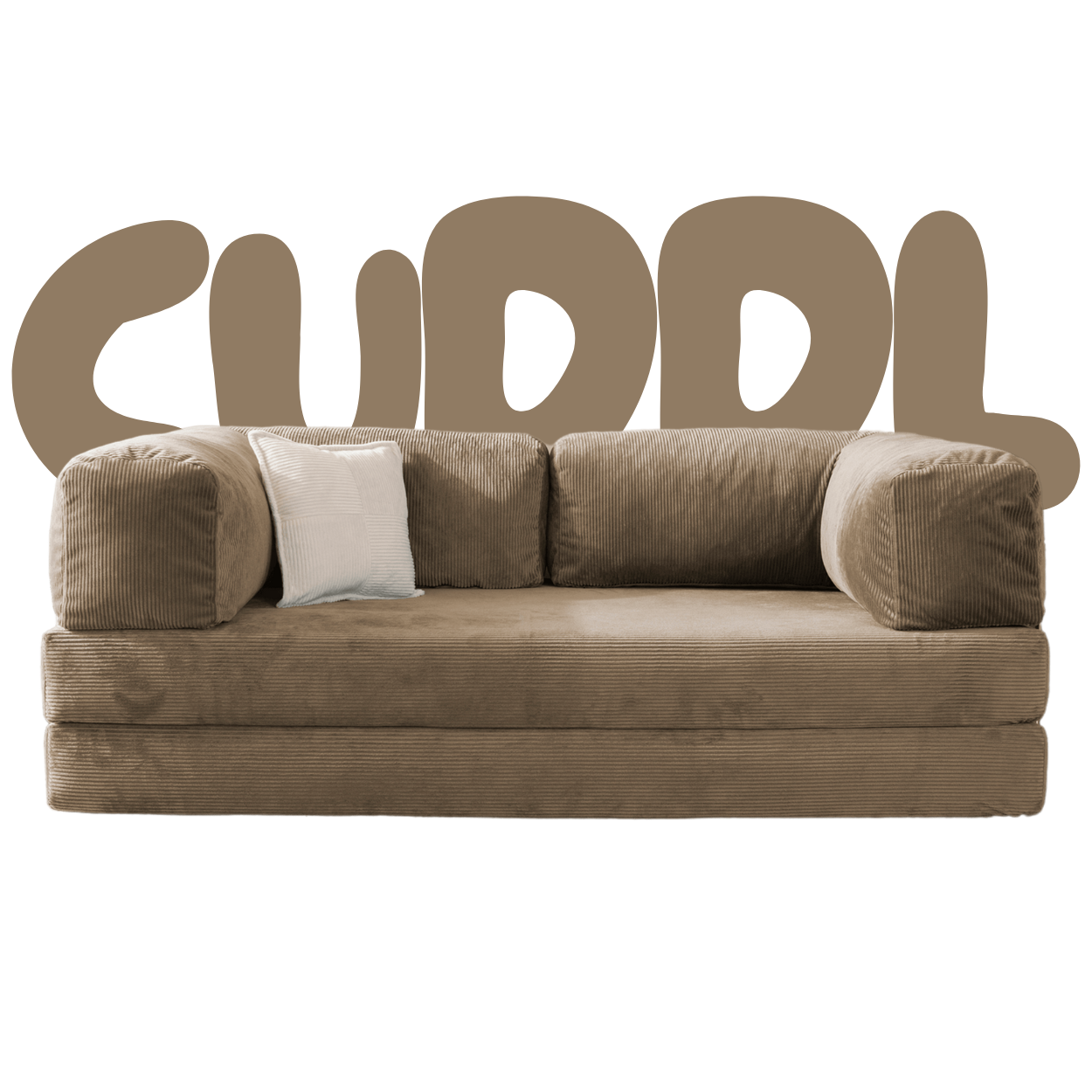 CUDDL Mocha Brown Sofa