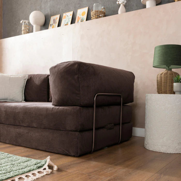 CUDDL Coffee Dark Brown Sofa